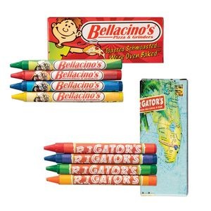 4 Pack Custom Crayons Box