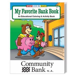 My Favorite Bank Book Coloring Book