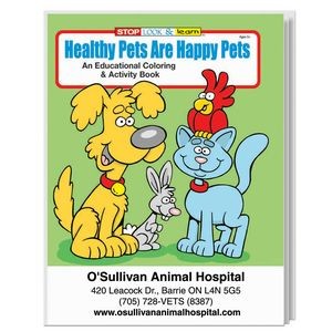 Healthy Pets are Happy Pets Coloring Book