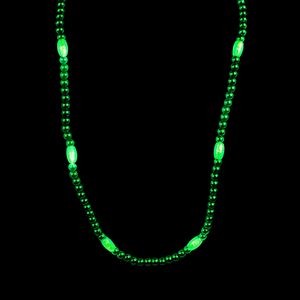 Light-Up Green Bead Necklace