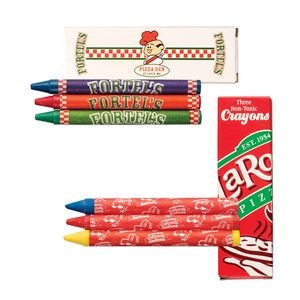 3 Pack Custom Crayons Box