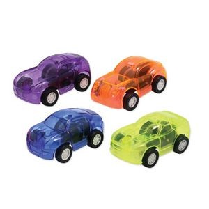 2" Translucent Mini Pull Back Cars