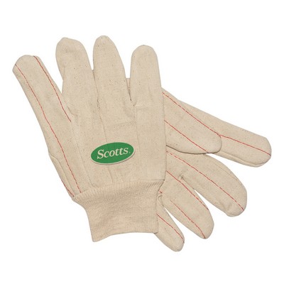 Natural Beige Roughneck Canvas Gardening & Oil Field Gloves