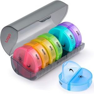 Weekly Pill Organizer BPA Free Pill Box