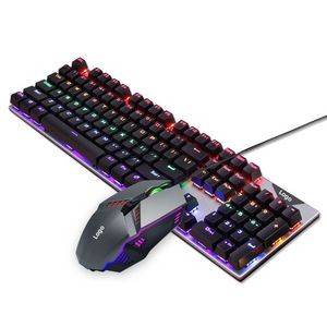 Wired Mechanical Keyboard and Mouse Combo