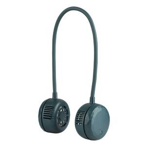 1200mAH Portable Personal Neck Fan, Cooling Rechargeable Fan, Quiet Bladeless Fan, Headphone Design