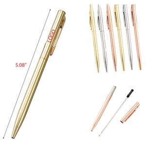 1.0mm Metal Ballpoint Pens Black ink Medium Point Writing Pen Great Gift for Business Office School