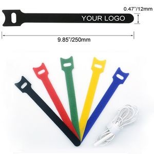 Reusable Hook and Loop Organizer Cable Cord Ties -0.47" x 9.85"