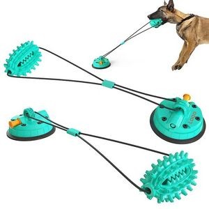 Dog Tug-Of-War Balls Vacuum Suction Cup Tug Toy