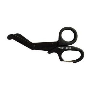 6" Stainless Steel Medical Bandage Scissors with Carabiner