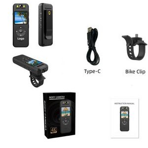 Body Camera Video Recorder with Bike Clip