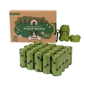 Dog Waste Bags Doggie Poop Bags with Dispenser