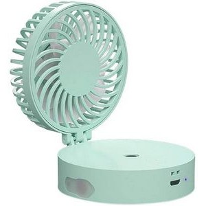 1200mAH Mini Desktop Misting Fan, Mist Spray Humidifier Table Cooling Fan Handheld Portable Quiet