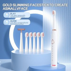 Electric Toothbrush Automatic Toothbrush with Facial Massage Brush Head