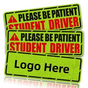 Student Driver Sticker Magnet for Car Custom Car Magnet Sticker