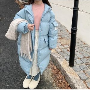 Cute Warm Long Down Jacket for Children