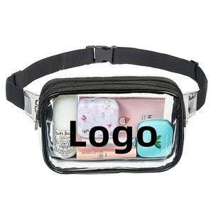 Clear Water Proof Fanny Pack Waist Bag with Adjustable Strap