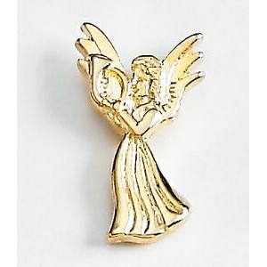 Angel w/ Horn Marken Design Cast Lapel Pin (Up to 3/4")
