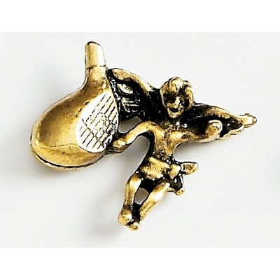 Golf Club with Angel Marken Design Cast Lapel Pin (Up to 3/4")