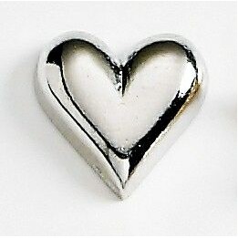 Heart Marken Design Quick Ship Cast Lapel Pin (1/2