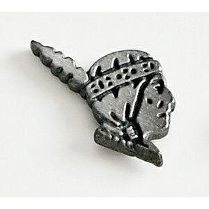 Indian Head Marken Design Cast Lapel Pin (Up to 5/8