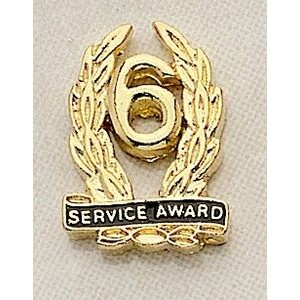 Service Award Lapel Pin (1 Color Colorfill)