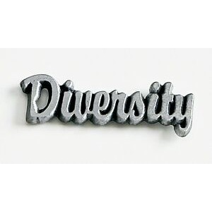 Diversity Marken Design Cast Lapel Pin (Up to 1 1/4
