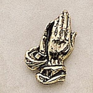 Praying Hands Marken Design Cast Lapel Pin (Up to 3/4")