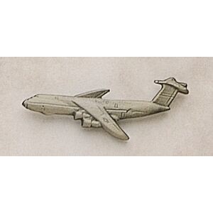 Airplane (C-141) Marken Design Cast Lapel Pin (Up to 1 1/4")