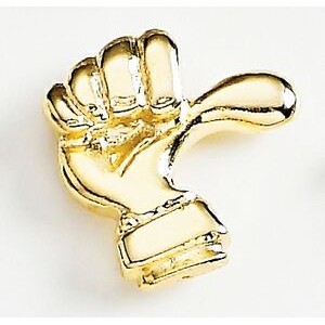 Thumbs Up Marken Design Cast Lapel Pin (Up to 3/4
