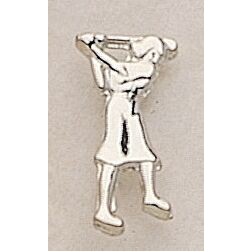 Female Golfer Marken Design Cast Lapel Pin (Up to 7/8