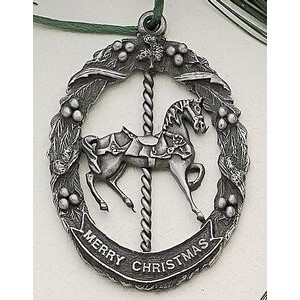 Marken Design Carousel Horse Cast Ornament