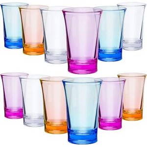 Acrylic Cups Colorful Shot Glasses