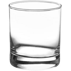 Deep Etched Whiskey Rock Glass