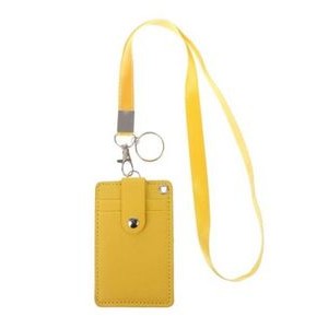 ID Card Badge Holder with Keyring