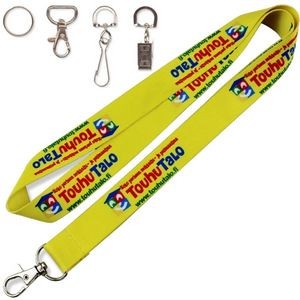 3/4" Full Color Polyester Lanyards