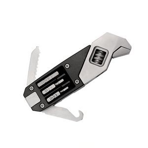Multi-Functional Adjustable Wrench/Screwdriver EDC Tool