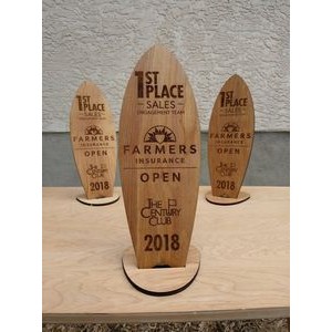 Wooden Paddleboard Trophy