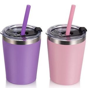 Insulated Tumbler with Leak Proof Lid & Silicone Straw with Stopper