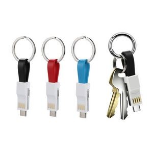 Magnetic Keychain USB Cable