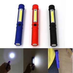 COB LED Flashlight w/Magnetic Clip