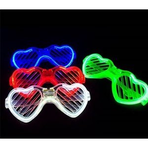 Heart Shape LED Party Glasses