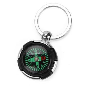Tire Style Compass Keychain
