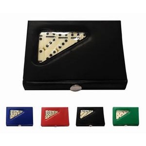 Compact 28 Piece Double Six Domino Game Set