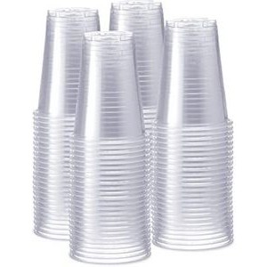 16 oz Clear Plastic Disposable Cups