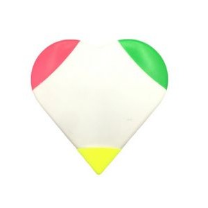 Heart Shaped 3-color Highlighter
