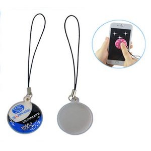 PVC Cellphone Screen Cleaner Keychain