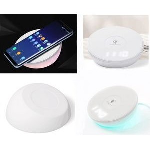 Wireless Charger Pad with LED Clock