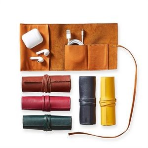 PU Tech Cord Cable Roll Up Organizer