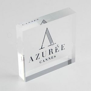 Square Acrylic Paperweight